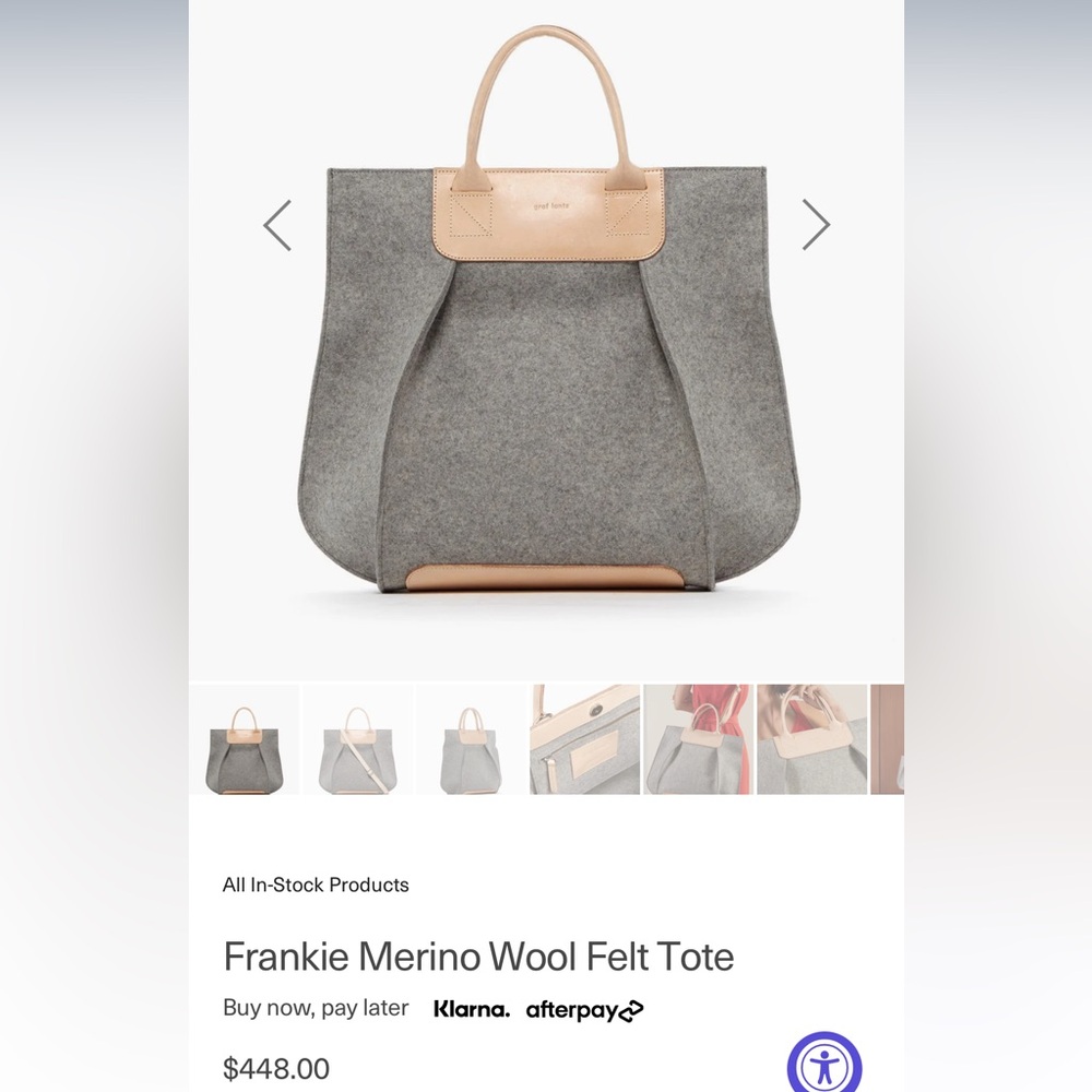 Graf Lantz Frankie Merino Wool Felt Tote